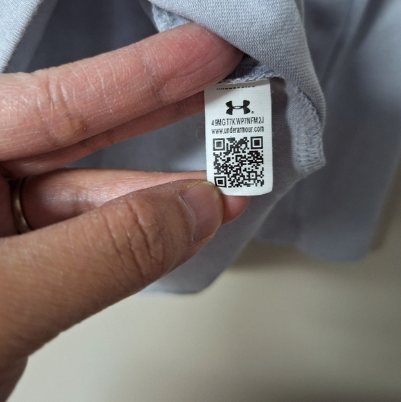 Under Armour UA Womens Tech Athletic 1/2 Zip Pull Over Longsleeve Light Gray - Picture 8 of 12